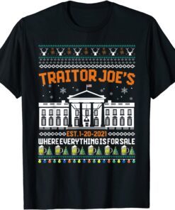 Traitor Joe's Where Everything Is For Sale Xmas Pajamas Tee Shirt