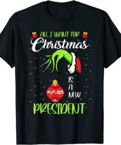 Trump All I Want For Christmas Is A New President Republican Tee Shirt