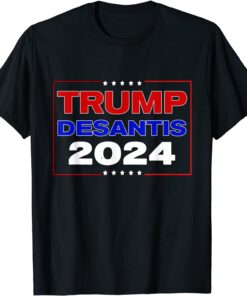 Trump DeSantis 2024 Political Tee Shirt