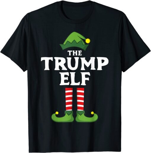 Trump Elf Matching Family Group Christmas Pajama T-Shirt