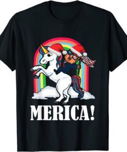 Trump Unicorn President Trump 2024 Christmas Tee Shirt