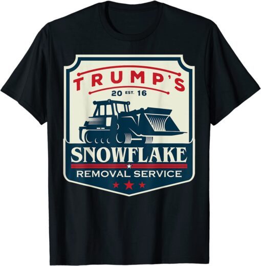 Trump's Snowflake Removal Service - Donald Trump 2020 Tee Shirt