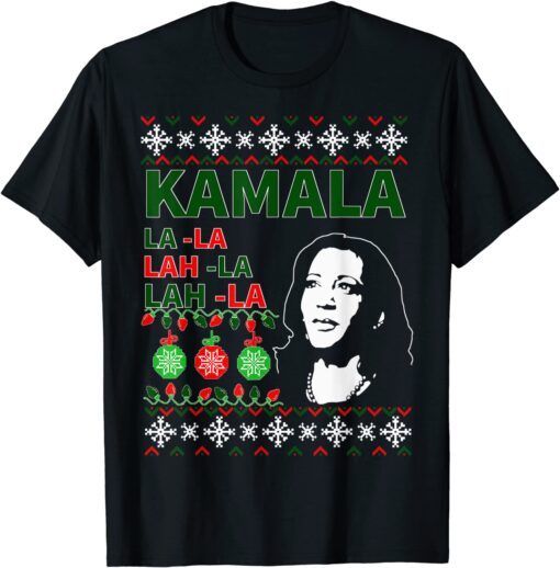 Ugly Christmas Kamala Harris Biden Tee Shirt