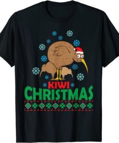 Ugly Christmas with Kiwi Bird from New Zealand Tee Shirt