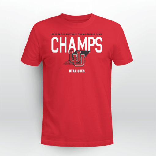 Utah Utes Football Conference Champions 2021 Tee Shirt