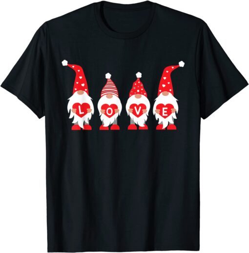 Valentine's Day Gnomie Tee Shirt