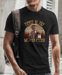 Vinatge Yippee Ki Yay Mother F cker John MClcane Tee Shirt