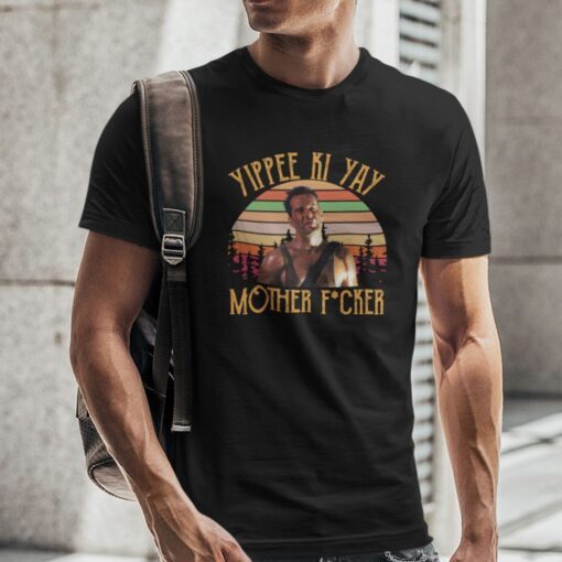 Vinatge Yippee Ki Yay Mother F cker John MClcane Tee Shirt