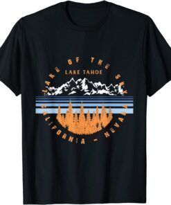 Vintage Lake Tahoe Lake Of The Sky California Nevada Tee Shirt