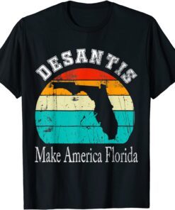 Vintage Trump DeSantis 2024 Election, Make America Florida Tee Shirt