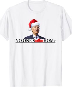 White House Santa Joe Biden No One's Home Christmas Tee Shirt