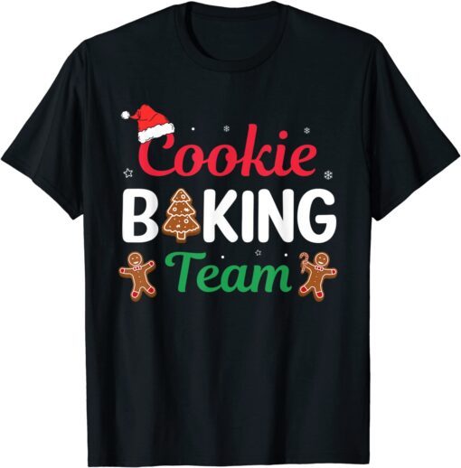 Xmas Family Matching Group Cookie Baking Team Christmas Tee Shirt