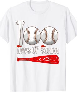 100 Days Of School Baseball Hats Happy Day Of School Tee Shirt