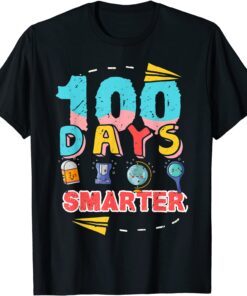 100 Days Smarter Days Of School Teacher & Student Tee Shirt