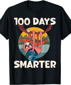 100 Days Smarter School 100 Days Of School Tee Shirt