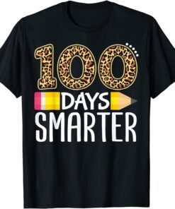 100 Days Smarter Teacher Student 100th Day Of School Tee Shirt