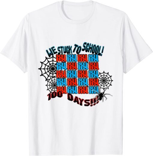 100 Days of School Spider Tee Shirt