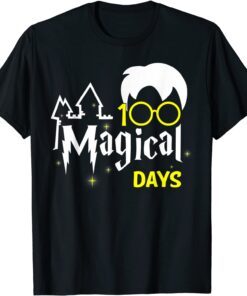 100 Magical Days Wizard 100th Days Of School Teacher Tee Shirt