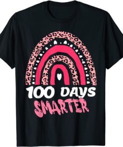 100th Day of School Teacher 100 days smarter Tiger Tee Shirt