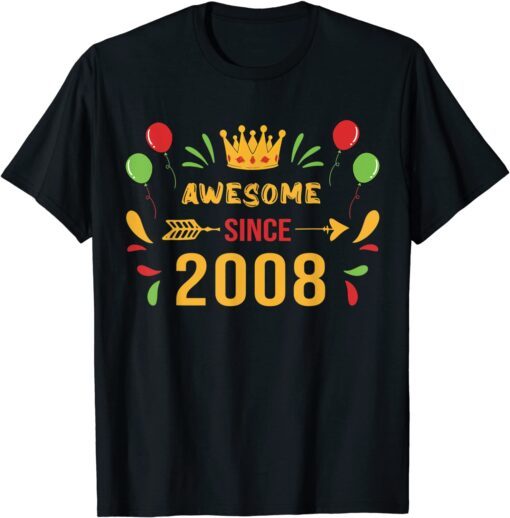 2008 14th birthday, Its my Birthday 14th Birthday Crown Bday Tee Shirt