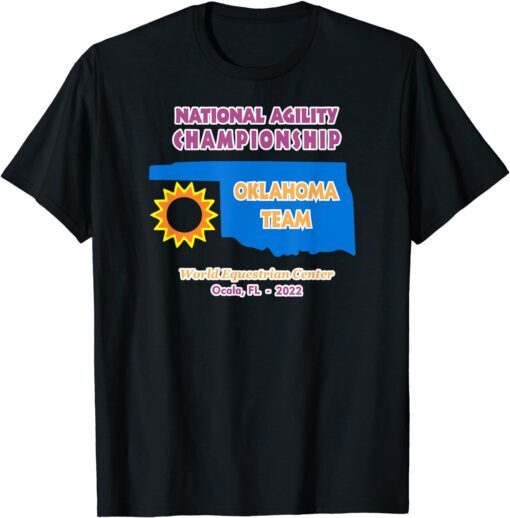 2022 National Agility Championship Oklahoma Team Tee Shirt