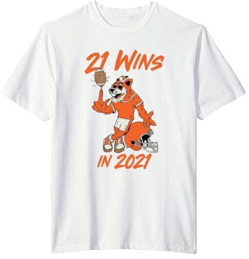 21 Wins In 2021 Tee Shirt