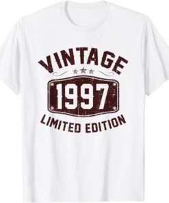 25 Year Old Vintage 1997 Limited Edition 25th Birthday Tee Shirt