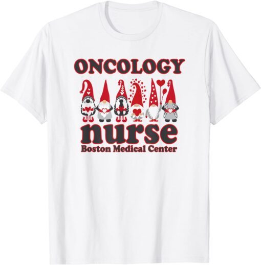 6 East Menino Nurse RN Elf Love Valentines Tee Shirt