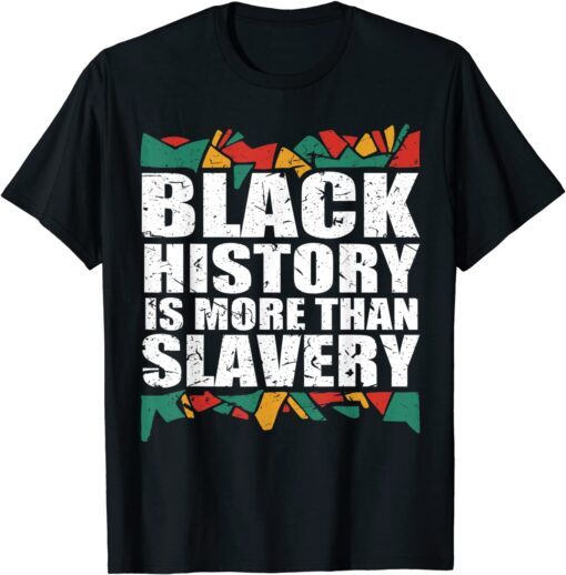 African Black History Month Tee Shirt