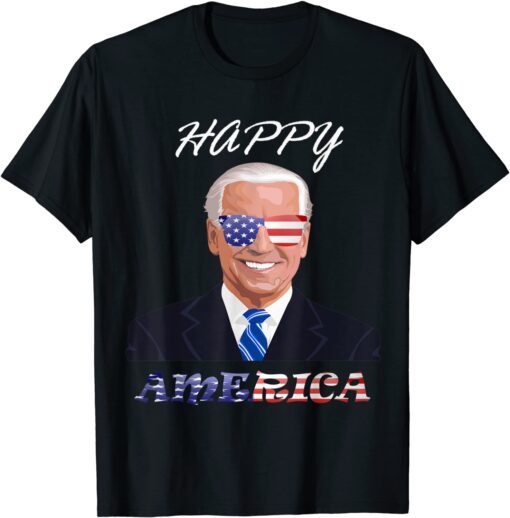 America Flag joe Biden Sunglasses USA 4th of July Tee Shirt