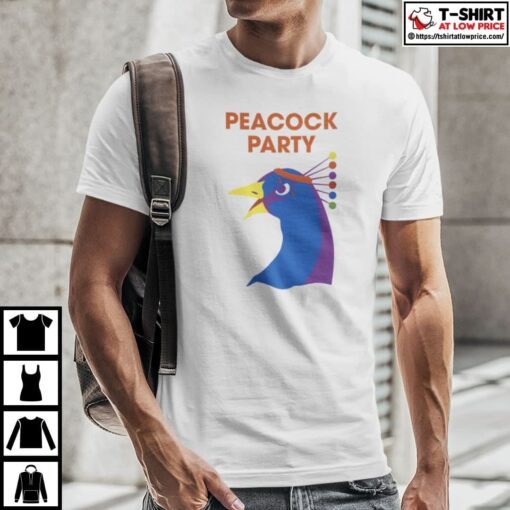 Auburn Peacock Peacock Party Tee Shirt