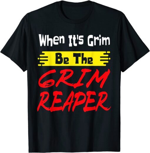 Be The Grim Reaper Playoffs Coach Pep Talk KC Football Tee Shirt