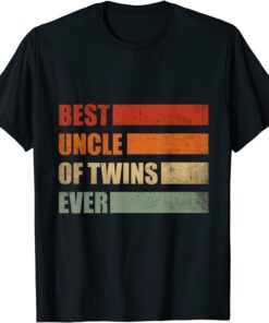 Best Uncle of Twins Pregnancy Announcement Tee Shirt