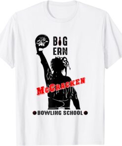 Big Ern McCracken Bowling School, Flower Bowling Tee Shirt