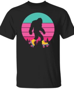 Bigfoot Roller Skates Rollerblade Shoes Tee shirt