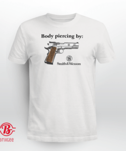 Body Piercing By Gun Smith & Wesson Tee Shirt