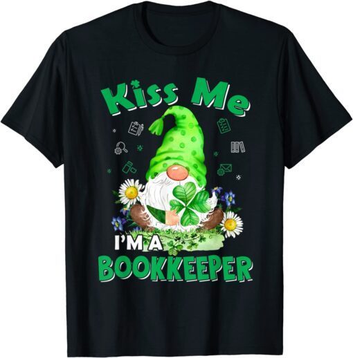 Bookkeeper Librarian Book Keeper Library Gnomes Tee Shirt