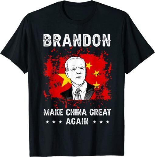 Brandon Make China Great Again Anti-Biden Tee Shirt