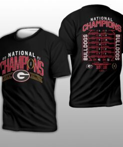 Bulldogs 2021 National Champions Tee Shirt