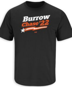 Burrow - Chase '22 Cincinnati Pro Football Tee Shirt