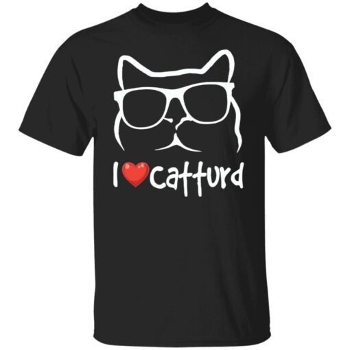 Cat I Love Catturd Tee shirt