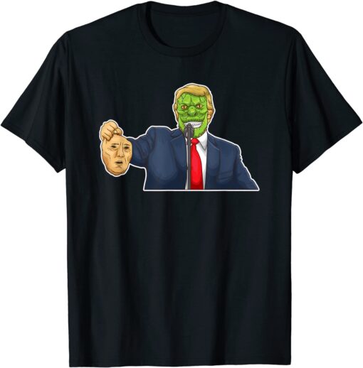 Conspiracy Theory Reptilian Donald Trump Tee Shirt