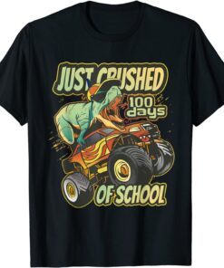 Crushed T-Rex 100th Day Of School Tee Shirt