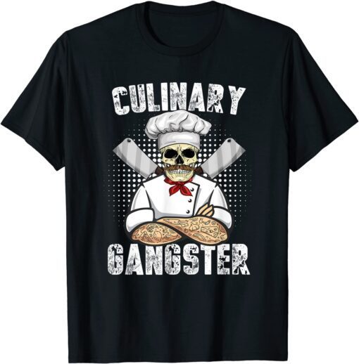 Culinary Gangster Cool Cooking Guru Tee Shirt