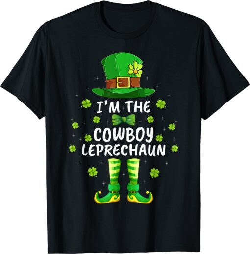 Family Matching I'm The Cowboy Leprechaun St Patrick's Day Gift Shirt