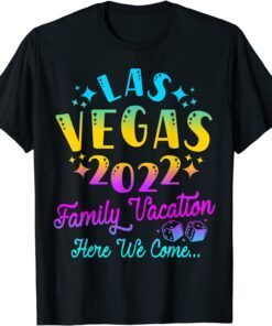 Family Vacation Las Vegas 2022 Matching Family Trip Group Tee Shirt