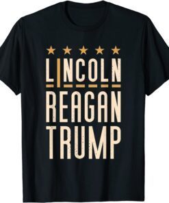 Favorite Presidents Trump Lincoln Reagan Trump Tee Shirt