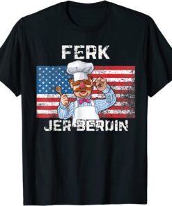 Ferk merch Jer Berdin America Flag Tee Shirt