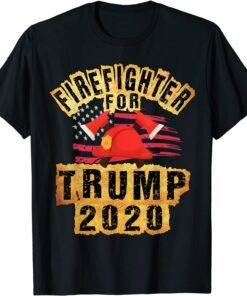 Firefighters For Trump Re-Elect Trump T-Shirt