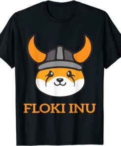 Floki Inu Coin Crypto Token Cryptocurrency Blockchain Wallet Tee Shirt